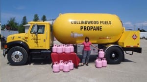 Propane Fill Station in Collingwood, Ontario